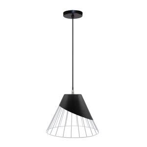 Lampadario a sospensione LED Francoise – E27 con cavetto e rosone