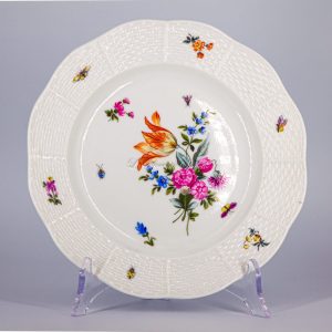 Piatto piano Herend Bouquet de Saxe