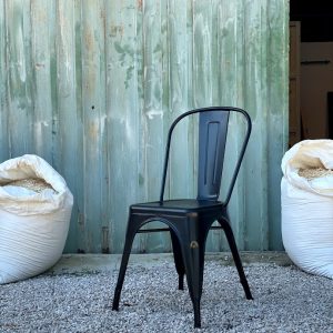 4 sedie da cucina in ferro stile industriale