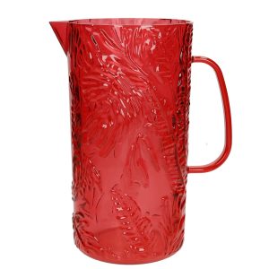 BRANDANI Caraffa “Tropical” rossa in acrilico – 13 x 18,5 x h 24 cm
