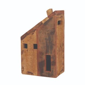 HOGEWONING Casetta decorativa “House Liberia” in legno – h 18 cm