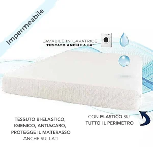 Coprimaterasso con angoli in Tessuto Impermeabile, Linea Camper e Barca
