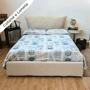 Zip&Go All in One, Completo letto Piazza e Mezza, Family, Nautico
